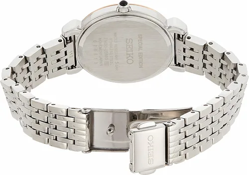 Miniatura 2 de Seiko Reloj de plata de cuarzo japonés con pantalla analógica SFQ798 para mujer, oro rosa, Oro rosado