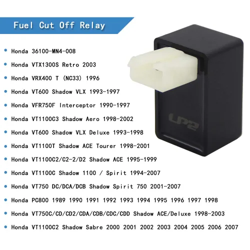 Miniatura 6 de Relé de corte de combustible para Honda NT400 NV400 VRX400 NV600 VT600 CBR600 NTV600 NT650 NTV650 VT750 VFR750F PC800 VT1100T VT1100C VT1100CV 2