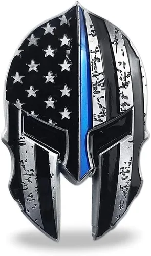 Miniatura 2 de Moneda de desafío militar de la USN Navy Thin Blue Line Lives Vive Regalo de veterano