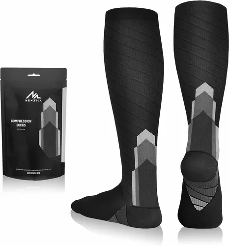 NEWZILL Calcetines de compresión 2023 para mujeres y hombres, circulación de 20-30 mmHg, los mejores calcetines de compresión médica para volar,
