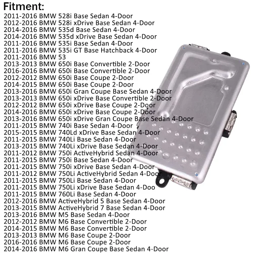 Miniatura 2 de Resistencia del motor del ventilador HVAC para BMW F10 F11 F01 reemplaza 64119226780 9226780