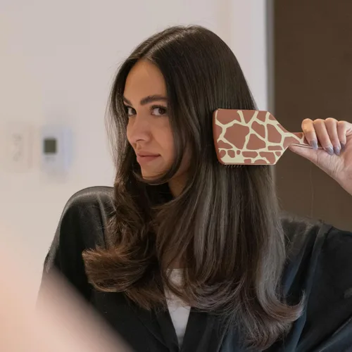 Miniatura 5 de FRAMAR Cepillo desenredante de pelo de pala, cepillo desenredante para mujeres, cepillo de pelo húmedo para niñas, cepillo desenredante de pelo