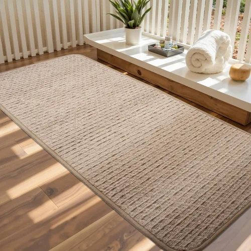 Miniatura 22 de Alfombra de Baño Fina Antideslizante con Respaldo de Goma de Secado Rápido Súper Absorbente Alfombras de Baño que Caben Debajo de la Puerta