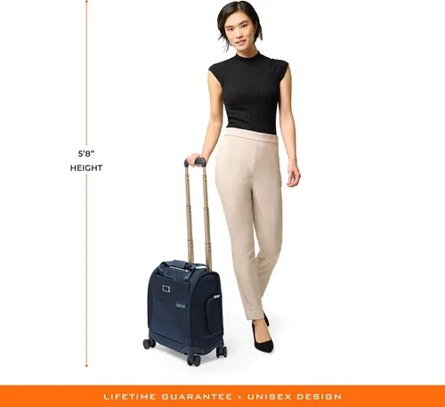 Miniatura 14 de Briggs & Riley Spinner, Azul Marino, 16-inch Baseline Cabin Bag, Cabina giratoria