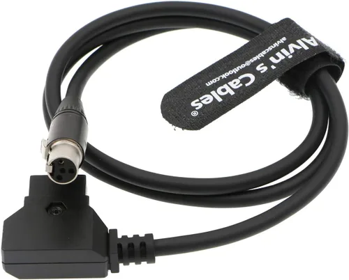 Miniatura 2 de Alvin's Cables 12V TV Lógica Monitor Cable de alimentación Mini XLR 4 Pin hembra a D Tap para cámaras Monitor