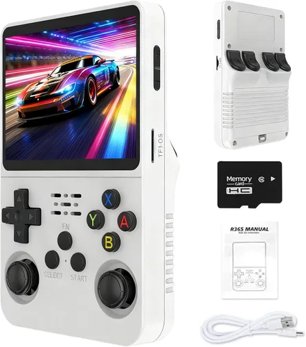 Miniatura 16 de Consola de juegos retro de mano R36S, pantalla HD IPS de 3.5 pulgadas, batería de 3200mAh, 128G con más de 20000 juegos integrados, más de 20