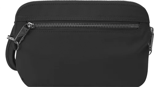 Travelon Bolso cruzado convertible a medida antirrobo para mujer, Onyx, talla única , Travelon Bolso cruzado convertible a medida antirrobo