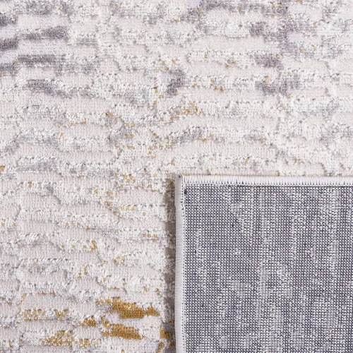 Miniatura 8 de SAFAVIEH Palma Collection - Alfombra de pasillo, 2 pies 2 pulgadas x 9 pies, color beige y gris, diseño geométrico, ideal para zonas de alto tráfico