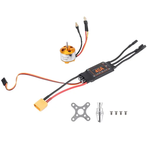 RC sin escobillas ESCToys RC Motor ESC Set 2212 KV2200 Motor 40A sin escobillas ESC Science Kits 40A Esc Controlador de velocidad sin escobillas 15A