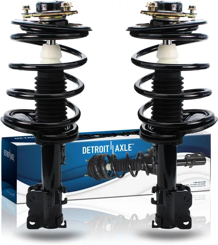 Miniatura 43 de Detroit Axle - 4WD 2 puntales delanteros para Nissan TITAN Pathfinder Armada INFINITI QX56 puntales completos con muelles helicoidales de reemplazo