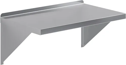Miniatura 20 de AmGood Estante de pared de acero inoxidable de 18 x 72 pulgadas Estantería de metal para electrodomésticos y equipos Cocina, restaurante