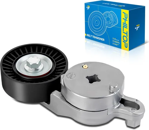 Miniatura 98 de PHILTOP Conjunto de tensor de correa con polea para BMW 325i, X3, X5, Z4, 325Ci, 330Ci, 530i, 525i, 325xi, 330i, 330xi, correa dentada OE #