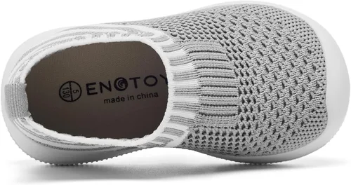 Miniatura 4 de Engtoy Zapatos de bebé para niños y niñas, zapatos para caminar, ligeros, transpirables, de malla, zapatos antideslizantes con suela de goma suave