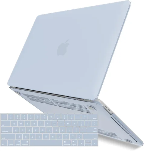 Miniatura 29 de IBENZER Compatible con Funda para MacBook Pro de 15 Pulgadas 2019 2018 2017 2016 A1990 A1707, Funda Rígida de Plástico con Cubierta de Teclado