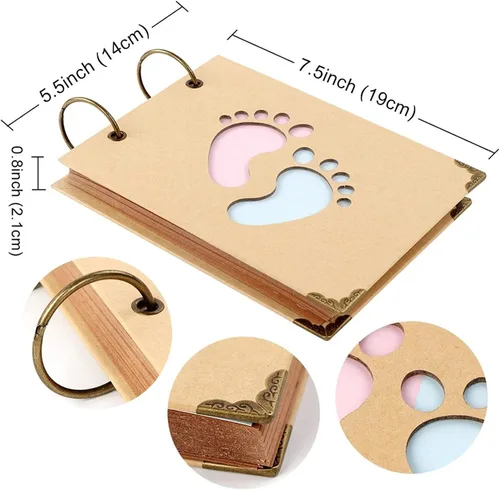 Miniatura 2 de 40 hojas de tarjetas de consejos para baby shower, tarjetas de predicción para juegos de revelación de baby shower, libro de invitados para baby