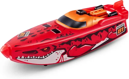 Miniatura 4 de Robo Alive Robo Boats, Tiburón Blanco y Tiburón Dino, Pack de 2, de ZURU, Juguete de Barco Activado por Agua, (Exclusivo de Amazon)