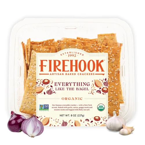 Miniatura 20 de Galletas horneadas Firehook, galletas de romero y sal marina, 8 onzas
