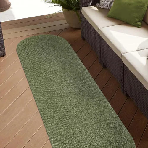 Miniatura 38 de Superior Alfombra de área grande para interiores y exteriores, reversible, trenzada, decoración del piso del hogar para sala de estar, cocina