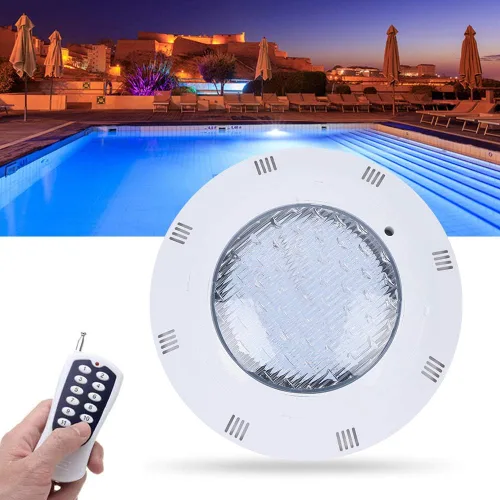 Miniatura 5 de 12V 54W Luz de piscina subacuática con cambio de color LED RGB IP68 con control remoto (54W)