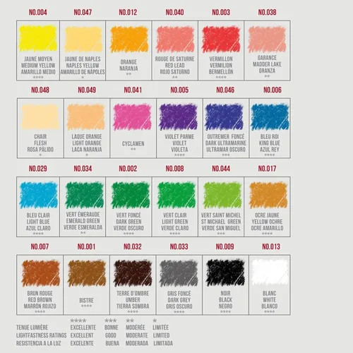 Miniatura 4 de Conté à Paris Lápices Pastel de 24 colores variados