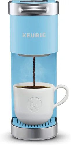 Keurig K-Mini Plus - Cafetera de una sola porción K-Cup, viene con 6 a 12 onzas. Tamaño de preparación, almacenamiento de cápsulas K-Cup y taza de