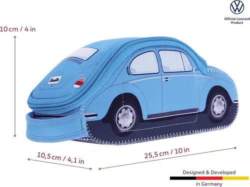 Miniatura 3 de BRISA Colección VW - Volkswagen Neopreno Universal, Azul claro, Small (9.8 X 3.9 X 4.1")