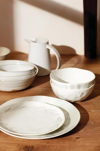 Miniatura 3 de Lenox 894223 Oyster Bay - Vajilla de 12 piezas, servicio para 4, color blanco