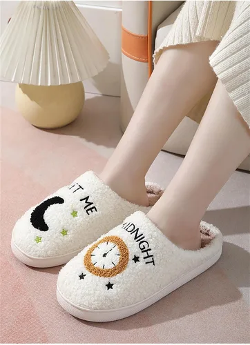 Miniatura 3 de PATRICK Unisex Meet Me at Midnight Slippers Soft Fluffy Warm Home Slippers