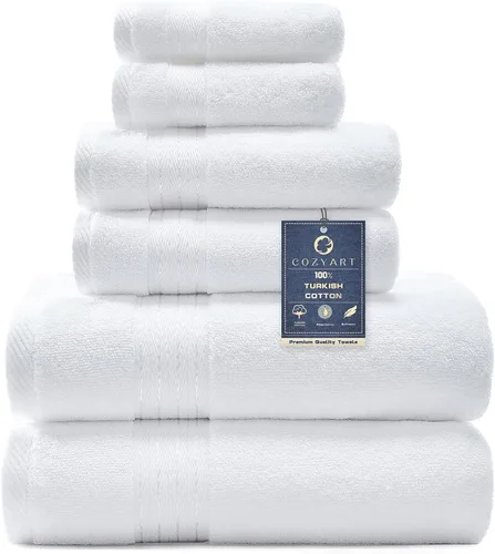 Miniatura 29 de COZYART - Juego de 3 toallas de baño de algodón, color naranja quemado, grandes y gruesas, 19.17 oz/yd², incluye 1 toalla de baño, 1 toalla de mano