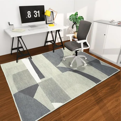 Miniatura 76 de chakme Tapete para silla de oficina para suelo de madera dura, 48 x 36 pulgadas, protector de escritorio de computadora de fácil deslizamiento