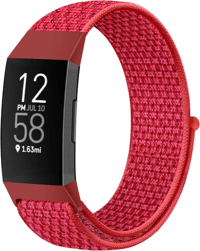 Miniatura 37 de Correas de reloj de nailon compatibles con Fitbit Charge 4/Charge 3/SE, pulsera de repuesto transpirable suave para deporte, correa con banda