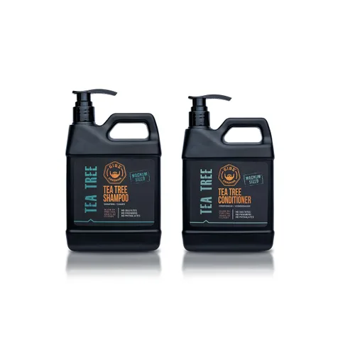 GIBS Set de litro de árbol de té - Champú y acondicionador
