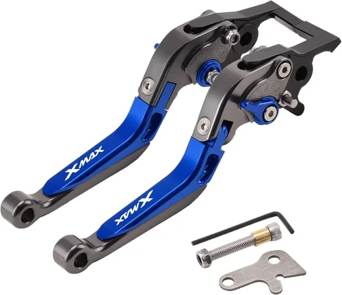 Miniatura 27 de Palancas de embrague de freno ajustables para motocicleta, cerradura de manija de estacionamiento para Yamaha Xmax 125 250 300 400 XMAX250 XMAX300