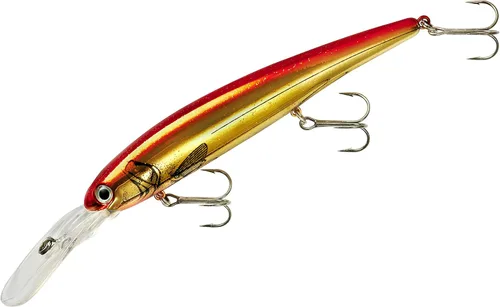 Miniatura 11 de Bandit Lures 4 3/4-Inch Slender Minnow Jerkbait Trolls Up to 27 Feet Deep, Universal Color Patterns, 1 Piece