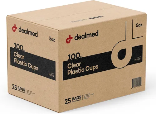 Dealmed Vasos de plástico desechables de 5 onzas – Vasos 100% reciclables para consultorios médicos, enfermeras escolares, hospitales, en casa y más