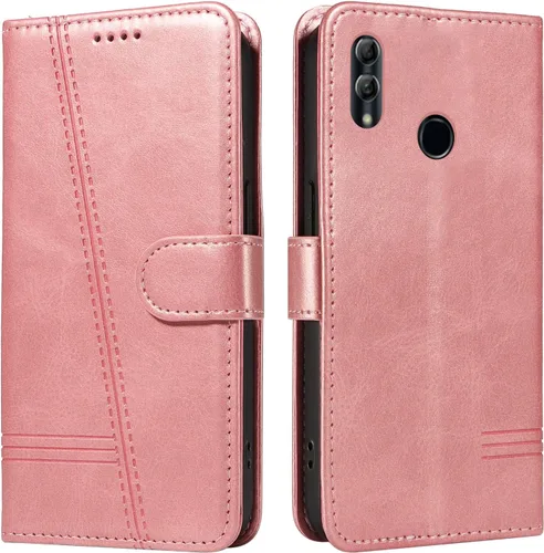 Miniatura 82 de Funda con tapa para Huawei Nova Lite 3, protección de 360 grados, a prueba de golpes, de piel sintética, con función atril y 3 ranuras