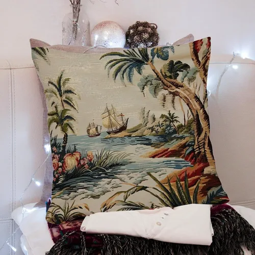 Miniatura 6 de Funda de almohada Moore Manor Antigua Chinoiserie Coral Peony Chic Asian Accent Funda de almohada Retro Decorativa Fundas de cojín Decoración