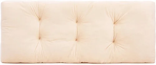 Cojín de Banco, Cojines de Banco Acolchados Antideslizantes para Columpio, Almacenamiento de Zapatos, Asiento de Ventana (36x14 pulgadas, Beige) 1