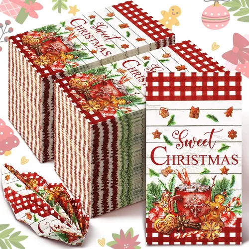 Miniatura 17 de Karenhi 200 Piezas Servilletas Desechables Decorativas Religiosas 2 Capas Toallas Desechables Cristianas para Baño Servilletas de Papel