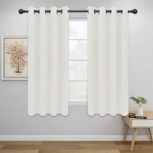 Miniatura 135 de Easy-Going - Cortinas opacas para dormitorio, aislamiento térmico sólido con ojales, cortinas de ventana para reducción de ruido, cortinas