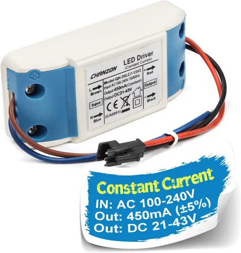 Miniatura 18 de Controlador LED Chanzon 300 mA (salida de corriente constante) 3 V-20 V (entrada 100-240 V CA-CC) (1-6) x1 W 1 W 2 W 3 W 4 W 5 W 6 W fuente