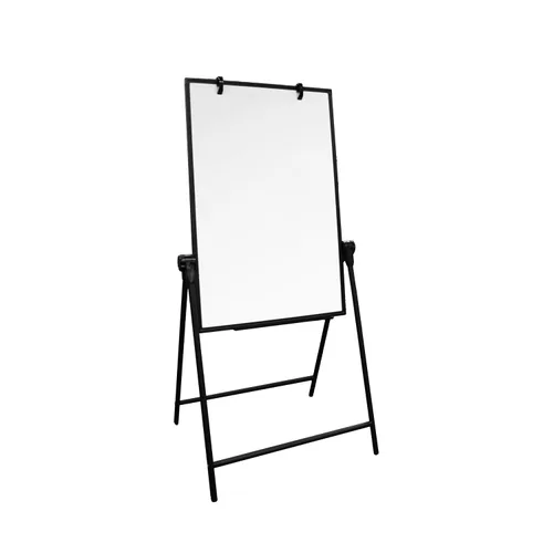 Flipside Products Caballete ajustable giratorio magnético de borrado en seco de doble cara de 24 x 36 pulgadas, elevable, pizarra blanca,