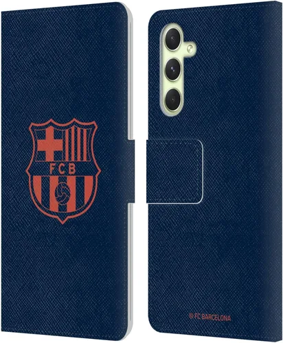 Miniatura 140 de Head Case Designs Funda de piel con licencia oficial del FC Barcelona Barca Crest Graphics para Samsung Galaxy A06 4G