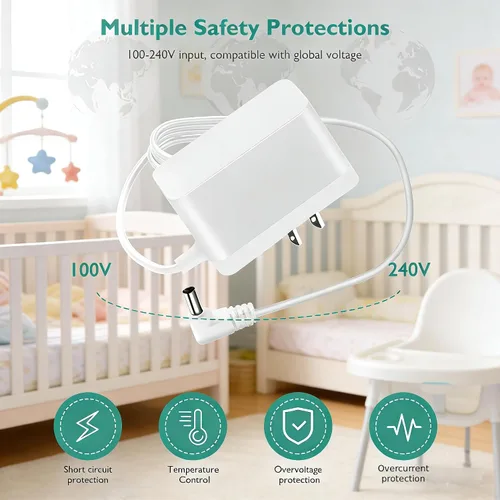Miniatura 3 de Lnauy Cargador para humidificador Frida Baby compatible con Frida Baby 3 en 1 Cool Humidifier Cable de alimentación de repuesto Cable de carga de 24
