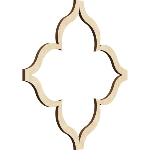Miniatura 13 de May Paneles decorativos de pared de madera con calado, pequeños, 11 3/8 pulgadas de ancho x 11 3/8 pulgadas de alto x 1/4 pulgadas de alto, roble