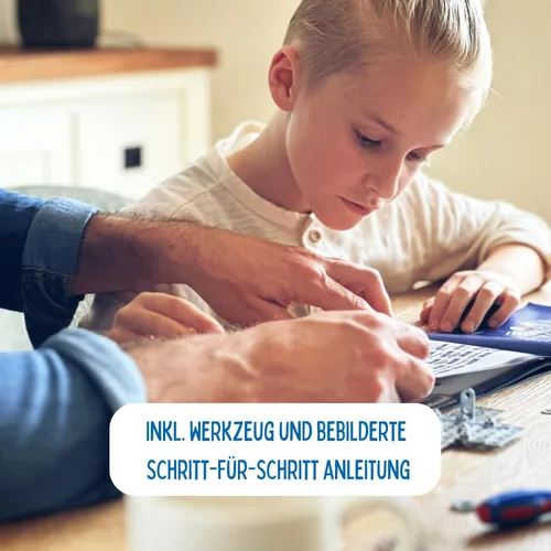 Miniatura 4 de Eitech Tractor con remolque, juguete educativo STEM - Introducción a la ingeniería y aprendizaje STEAM, construcción y juego de construcción