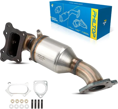 Miniatura 13 de PHILTOP Kit de convertidor catalítico de alto flujo apto para 2001-2005 Civic 1.7L DX/GX/HX/LX/LX Special Edition/Value Package (modelos execept EX)