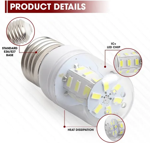 Miniatura 4 de Seentech 5304511738 - Bombilla LED de 3.5 W KEI D34L para refrigerador compatible con Fri-gidaire, Kenmore y Electrolux4396822 PS12364857 AP6278388