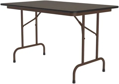 Miniatura 18 de Correll - Mesa plegable de utilidad resistente, parte superior de melamina, fabricada en Estados Unidos, delantal de acero fuerte, 24 x 60 pulgadas