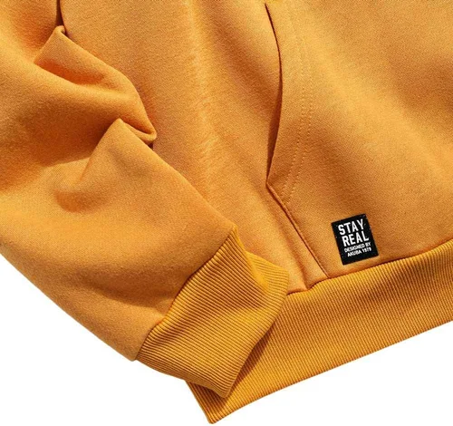 Miniatura 4 de ZAFUL Sudadera con capucha con cordón para hombre, unisex, de manga larga, sin botones, casual